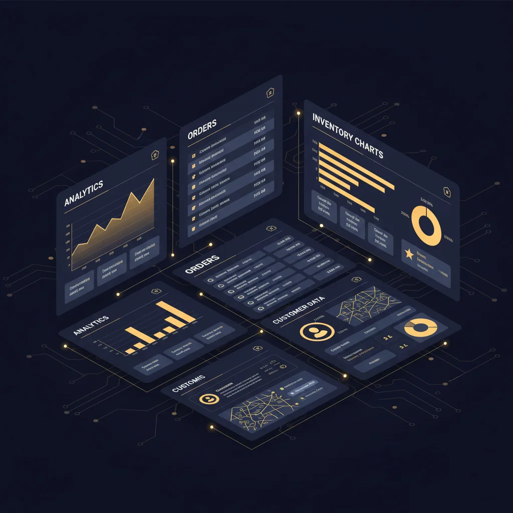 inventory management system, order management software, e-commerce backend