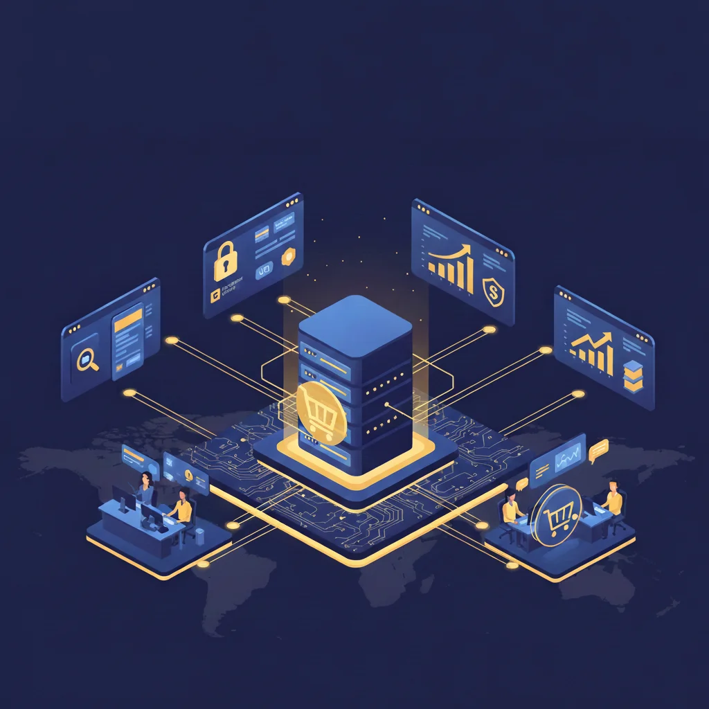 e-commerce solutions, online selling platform, digital commerce services