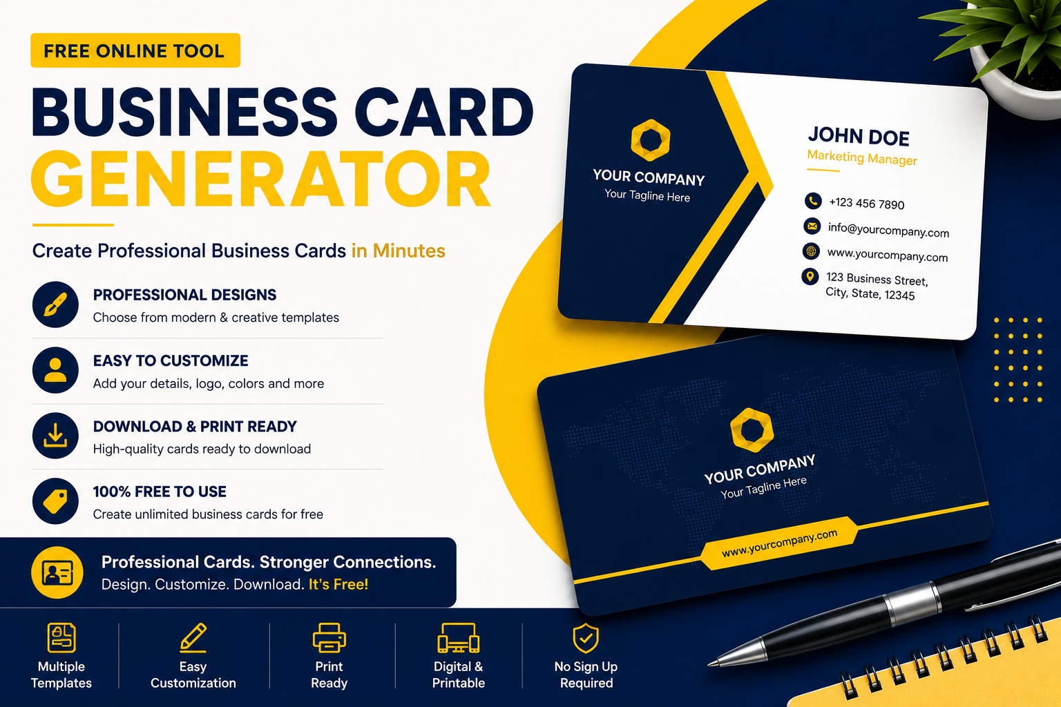 Business Card Generator Online Free: Create Professional Business Cards in Minutes