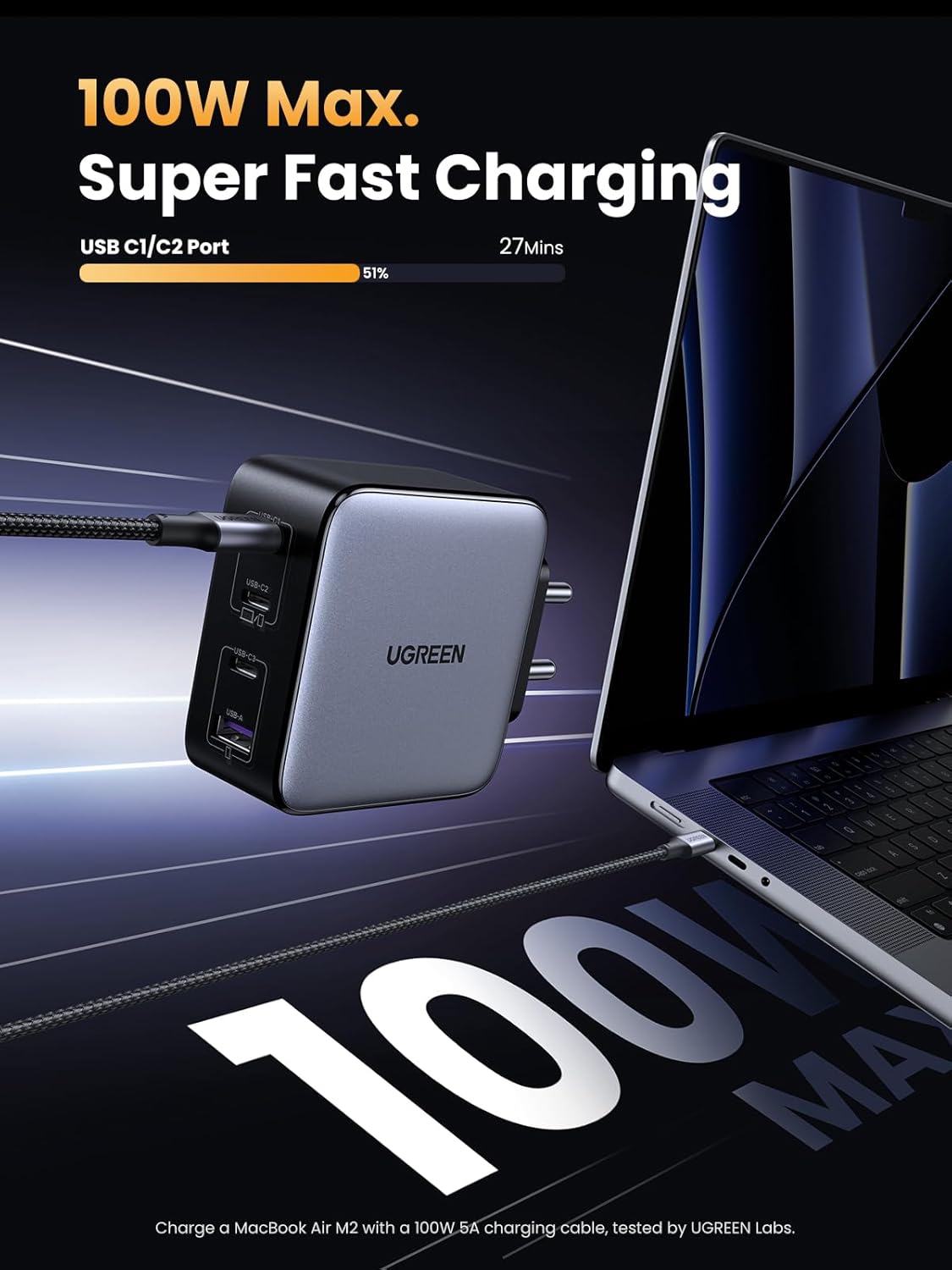 UGREEN Nexode 100W 4-Port GaN Charger