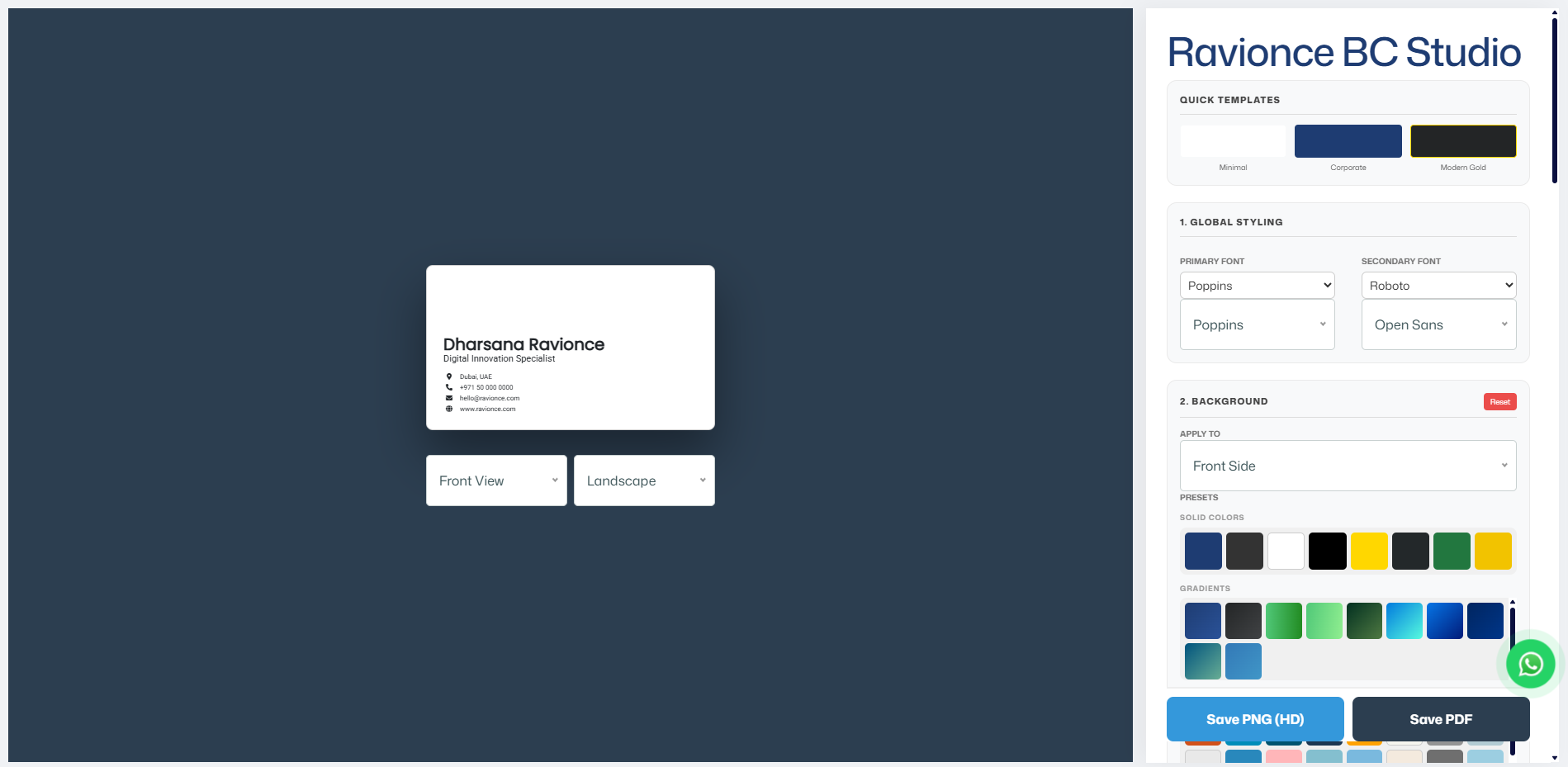 What is a Business Card Generator?