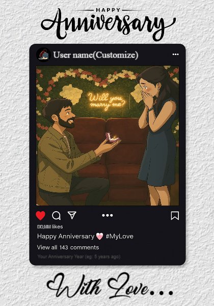 Happy Anniversary - Instagram