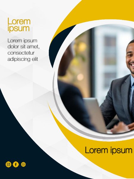 Business introduction flayer