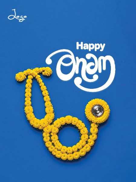 Onam wishes Poster