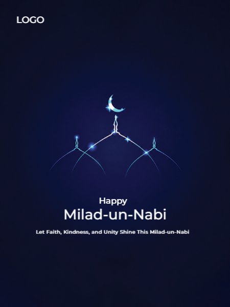 Happy Milad un Nabi Mubarak Poster