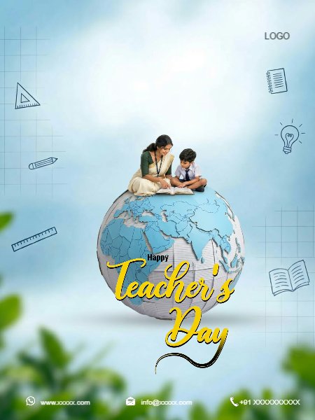 Happy  World Teachers Day Teacher Student World